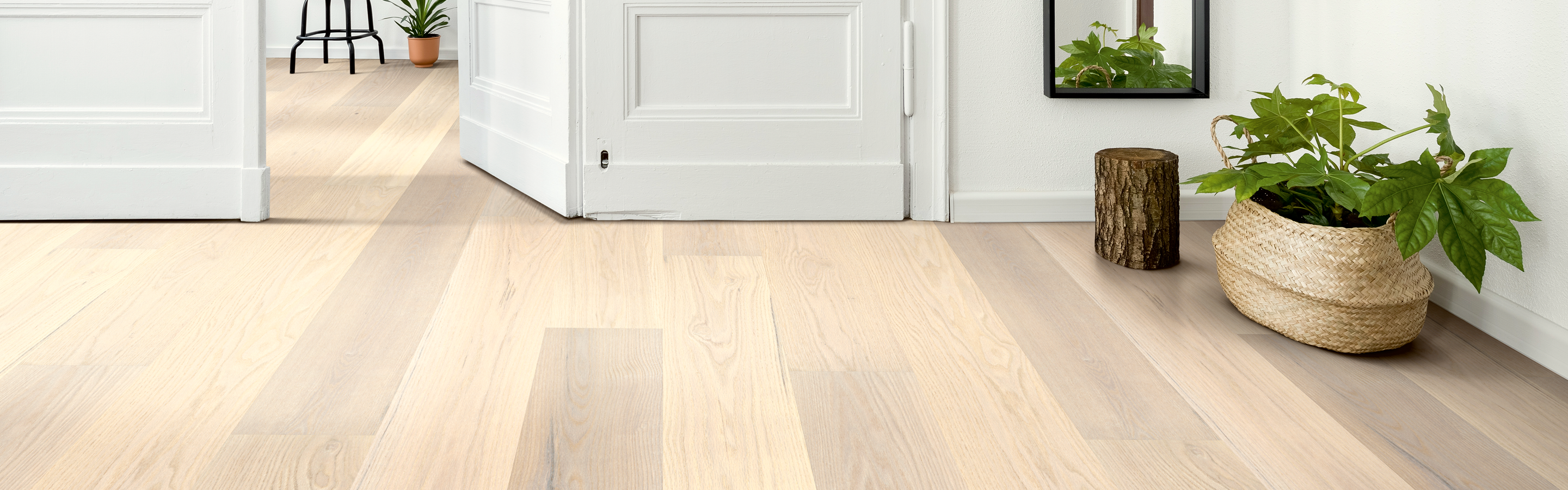 hardwood flooring in entrway